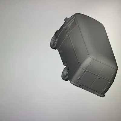 Mô hình xe Mercedes Benz L319 được quét 3D