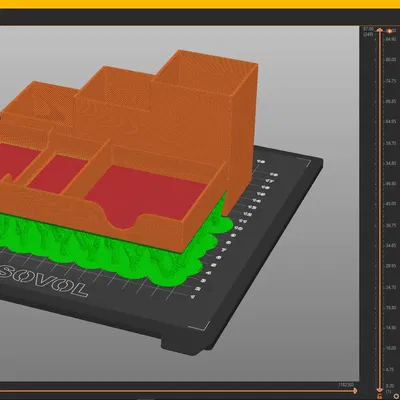 Giá đỡ tổ chức bàn làm việc với hỗ trợ cây xanh