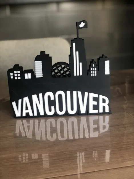 Đèn LED hình ảnh đường chân trời Vancouver - Image 2