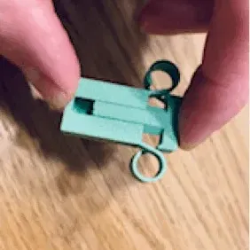 Nút lò xo in tại chỗ không cần hỗ trợ