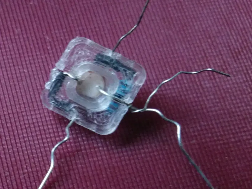 Giá đỡ cho điện trở quang LDR in bằng PLA trong suốt - Image 3