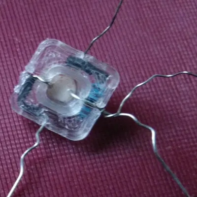 Giá đỡ cho điện trở quang LDR in bằng PLA trong suốt