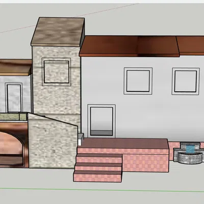 Nhà thờ Giáng sinh GT 20 thiết kế bằng SKETCHUP