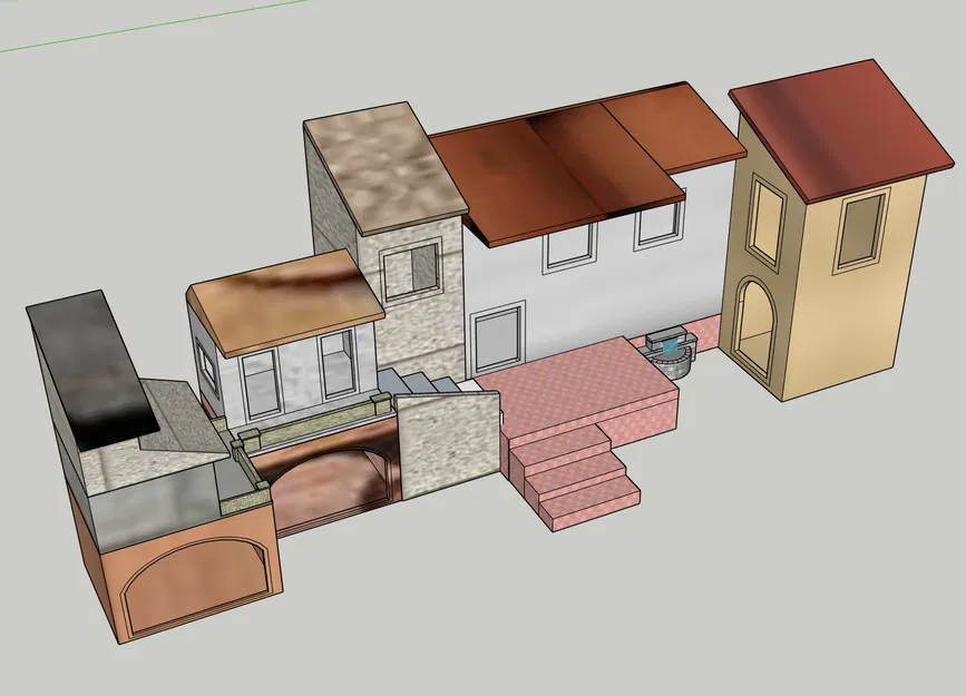 Nhà thờ Giáng sinh GT 20 thiết kế bằng SKETCHUP - Image 3