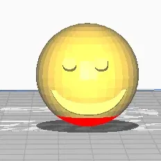 Nụ cười hạnh phúc 3D kích thước 35x35x35