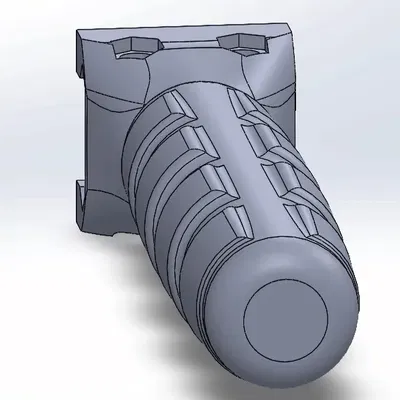 Cán súng với hệ thống gắn kết picatinny