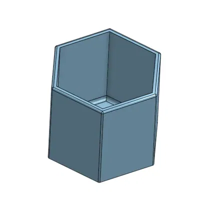 Giá đỡ bút hình lục giác trang trí nội thất