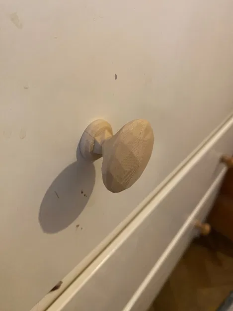 Núm tay cầm tủ kiểu low poly kích thước 37mm - Image 3