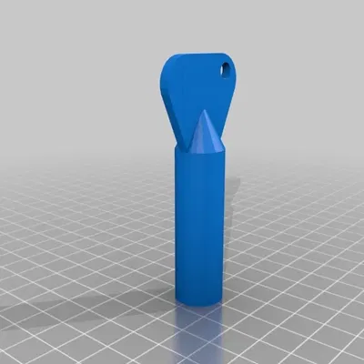 Chìa khóa hình tam giác cho tủ điện/gas dài