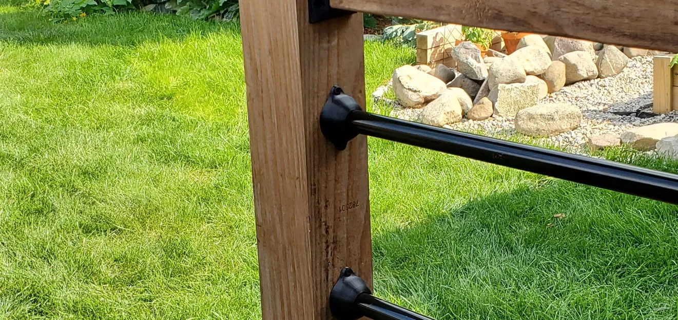 Đường viền lan can sân thượng bằng ống dẫn điện 3/4 - Image 2