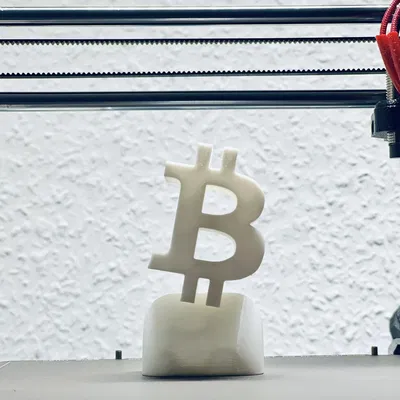 Tượng Bitcoin đơn giản cho không gian làm việc