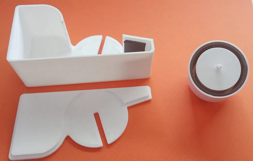 Máy phân phát kẹp giấy trang trí cho bàn làm việc - Image 2