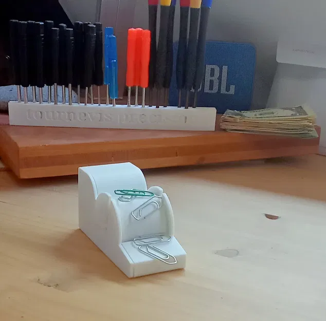 Máy phân phát kẹp giấy trang trí cho bàn làm việc - Image 4