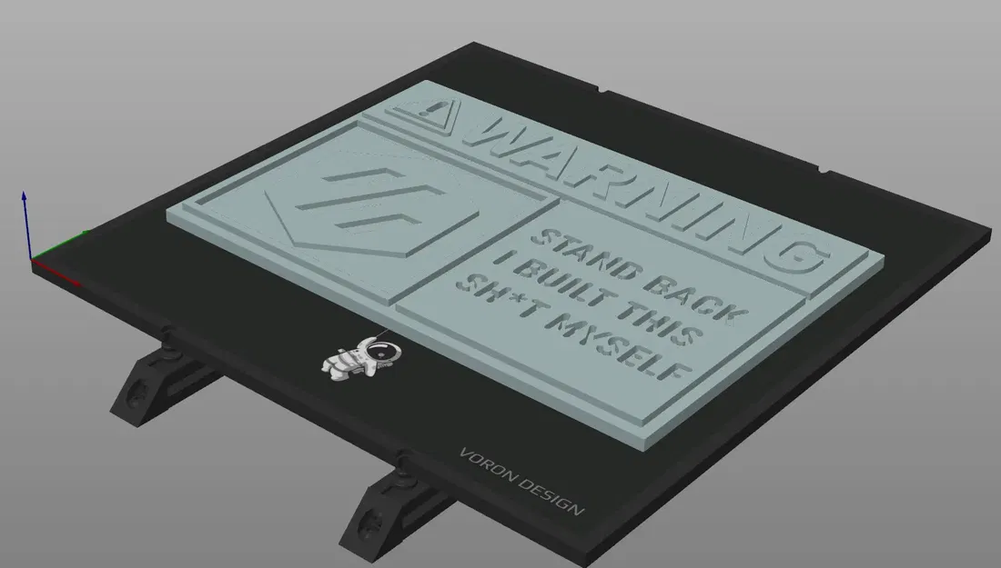 Biển cảnh báo Voron hài hước - Image 2