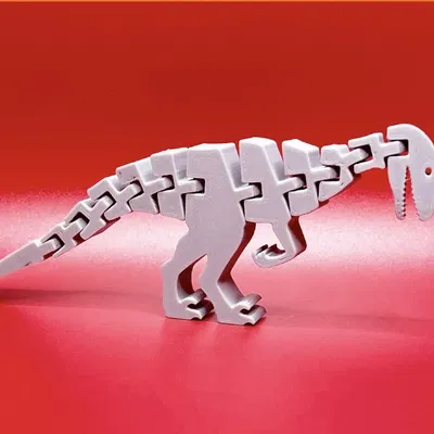 Nhân vật khủng long Flexi Raptor với 13 khớp nối