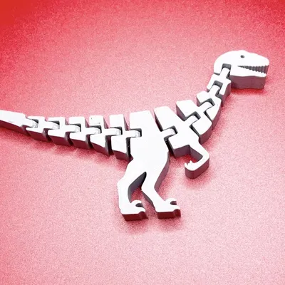 Nhân vật khủng long Flexi Raptor với 13 khớp nối