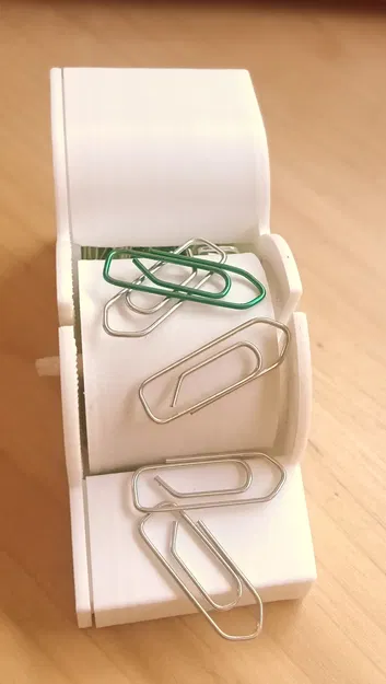 Máy phân phát kẹp giấy trang trí cho bàn làm việc - Image 7