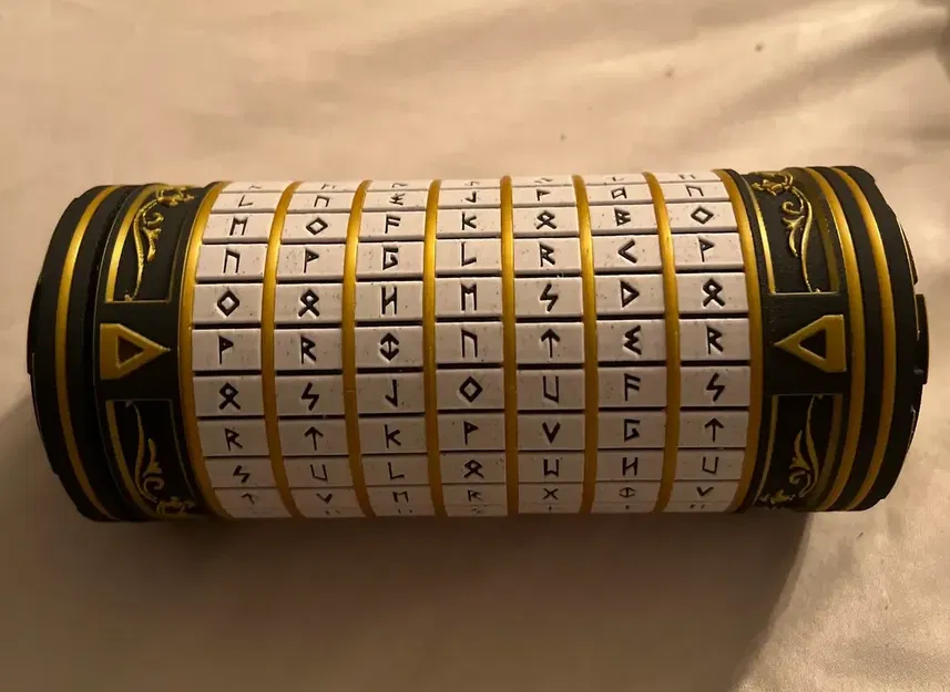 Nhẫn chữ Cryptex với phông chữ Heorot - Image 1