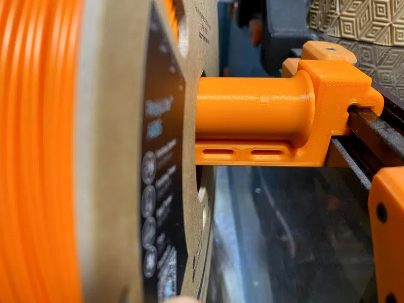 Giá đỡ cuộn filament Voron 2.4 với kẹp không dụng cụ - Image 2