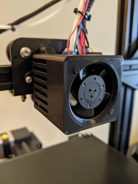 Bộ che quạt 4020 cho hotend Ender 3 V2 giảm tiếng ồn - Image 5