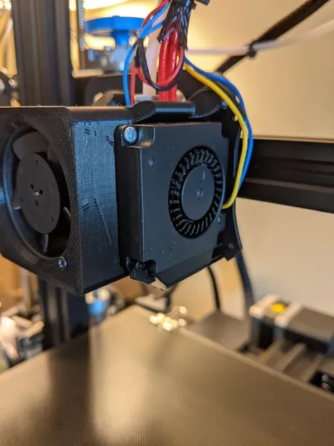 Bộ che quạt 4020 cho hotend Ender 3 V2 giảm tiếng ồn - Image 7