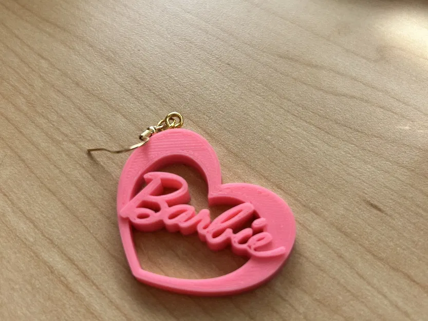 **Mặt dây chuyền trái tim Barbie DIY cho trang sức** - Image 1