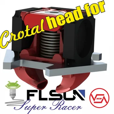 Đầu Crotal cho máy in FLSUN Super Racer