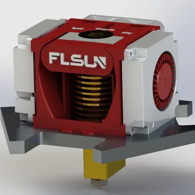 Đầu Crotal cho máy in FLSUN Super Racer