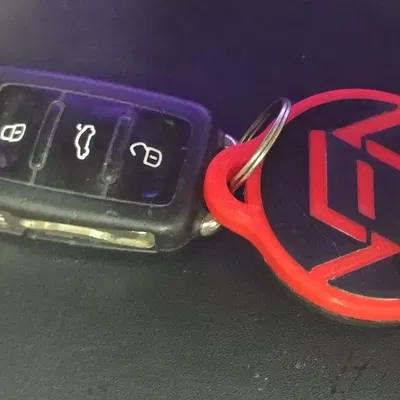 Chìa khóa hình chóp đôi màu 3 biểu tượng RepRap