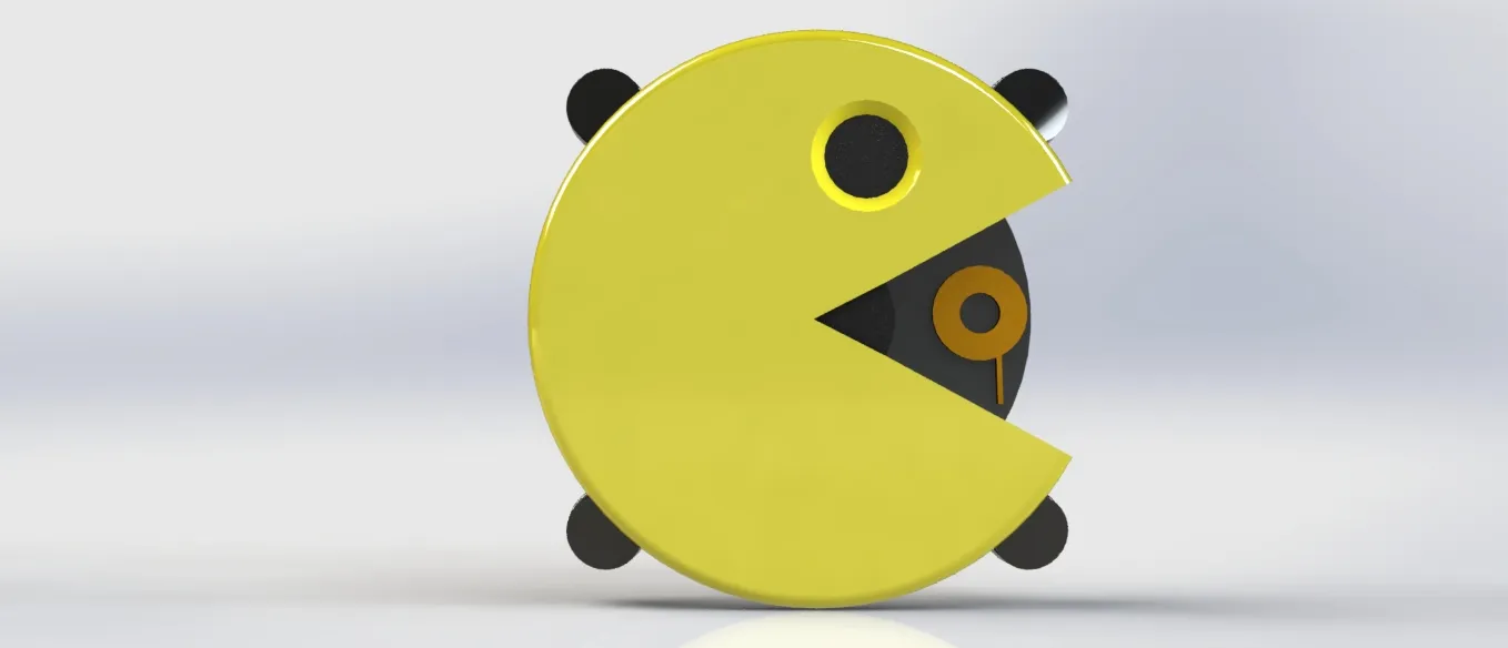 Bộ mô hình trực quan động cơ PACMAN nhiều màu sắc - Image 1