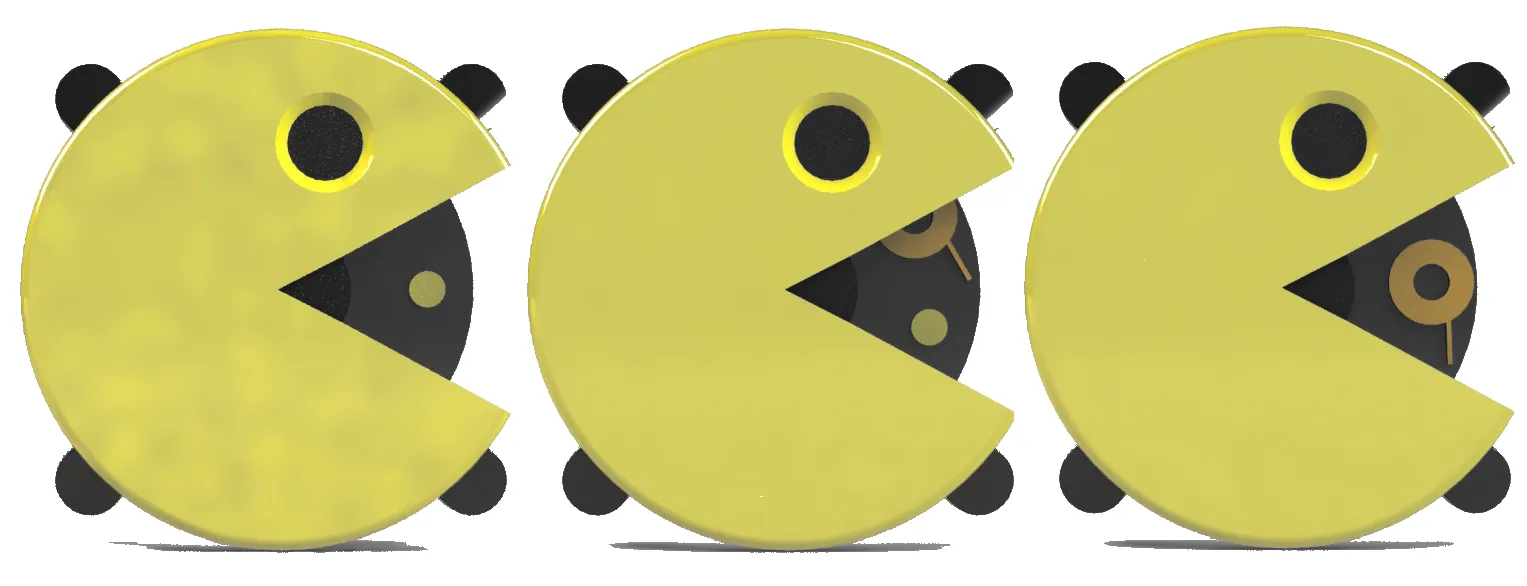 Bộ mô hình trực quan động cơ PACMAN nhiều màu sắc - Image 2