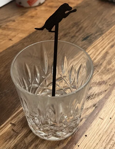 Khuấy cocktail hình Labrador độc đáo - Image 1