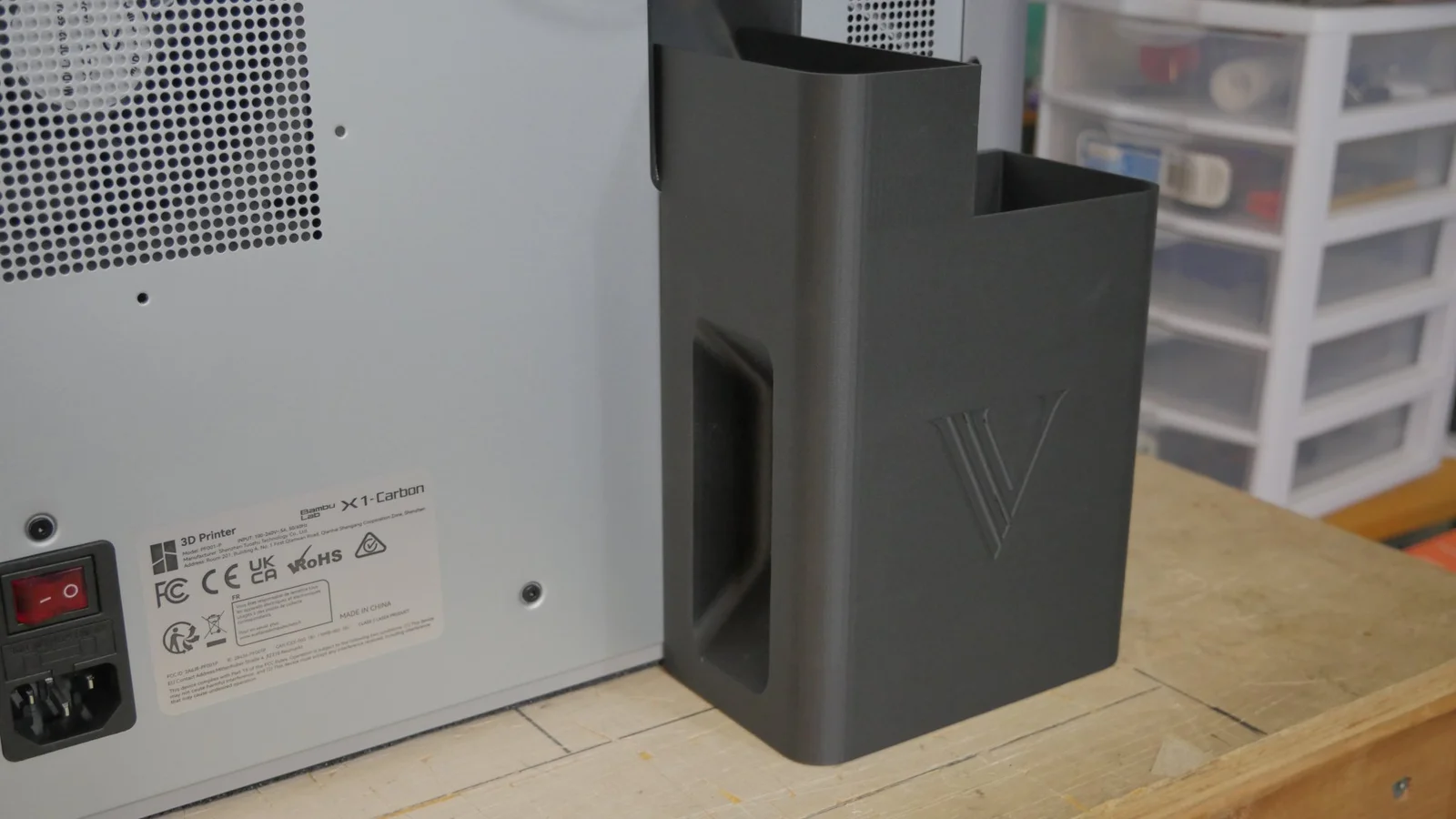 Hệ thống ống xả lớn từ tính cho Bambu Lab X1 Carbon 1