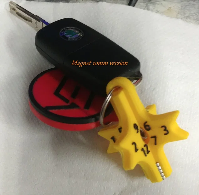 Chìa khóa đo độ tròn với nhiều phiên bản và nam châm - Image 5