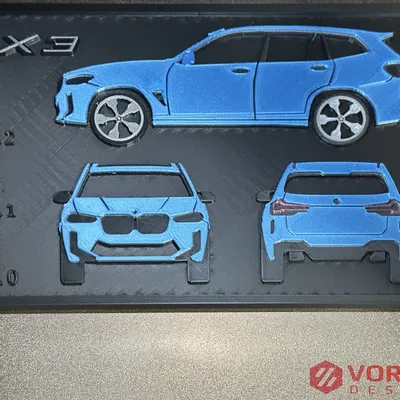 Bản thiết kế X3 với các khu vực tô màu bổ sung