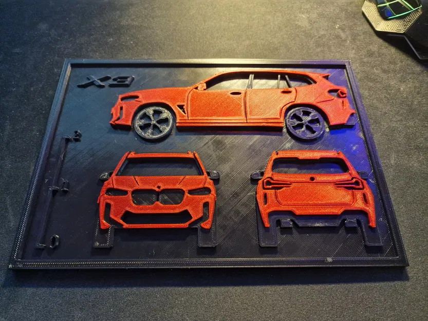 Bản vẽ tường BMW X3 G01 có thể in 3D - Image 1