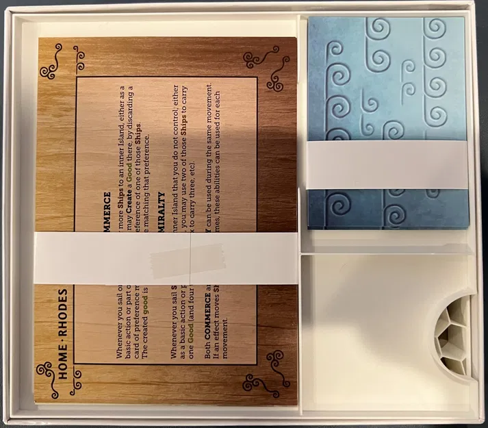 Giá đỡ thẻ bài cho trò chơi Aegean Sea của Carl Chudyk - Image 2