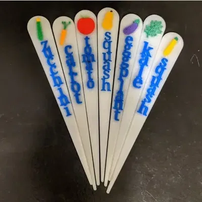 Biển báo vườn cho hạt giống và cây trồng