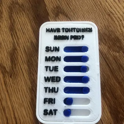 Nhắc nhở về việc cho ăn rùa với các bộ phận điều chỉnh ...