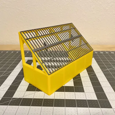 Máy sàng đá tại công trường xây dựng tỷ lệ 1/16