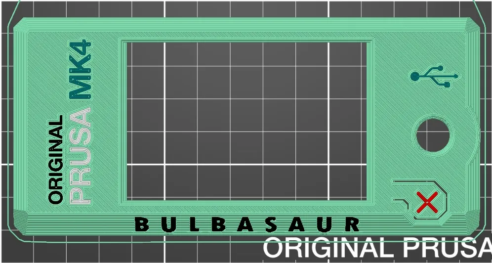 Mặt trước LCD Mk4 với tên dành cho máy in 3D - Image 1