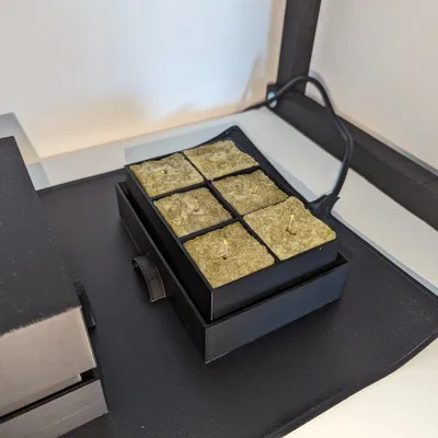 Khay ươm hạt bằng đá khoáng Rockwool 4x4x2cm