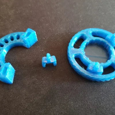 Núm điều chỉnh và khóa độ cao giường Anycubic i3 Mega (S)