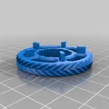 Núm điều chỉnh và khóa độ cao giường Anycubic i3 Mega (S) - Thumbnail 8