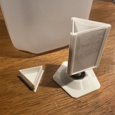 Bảng thông tin xoay mini 360 độ cho bàn làm việc