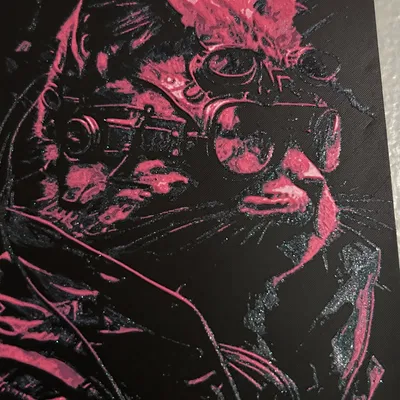 Mèo Cyber Kitty của HueForge với thiết kế độc đáo