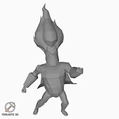 Nhân vật phản diện Syndrome phong cách Low Poly