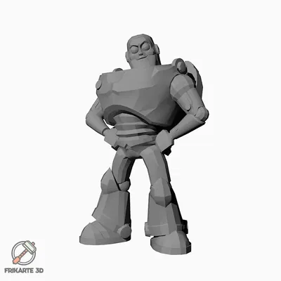 Buzz Lightyear phong cách Low Poly trong Toy Story