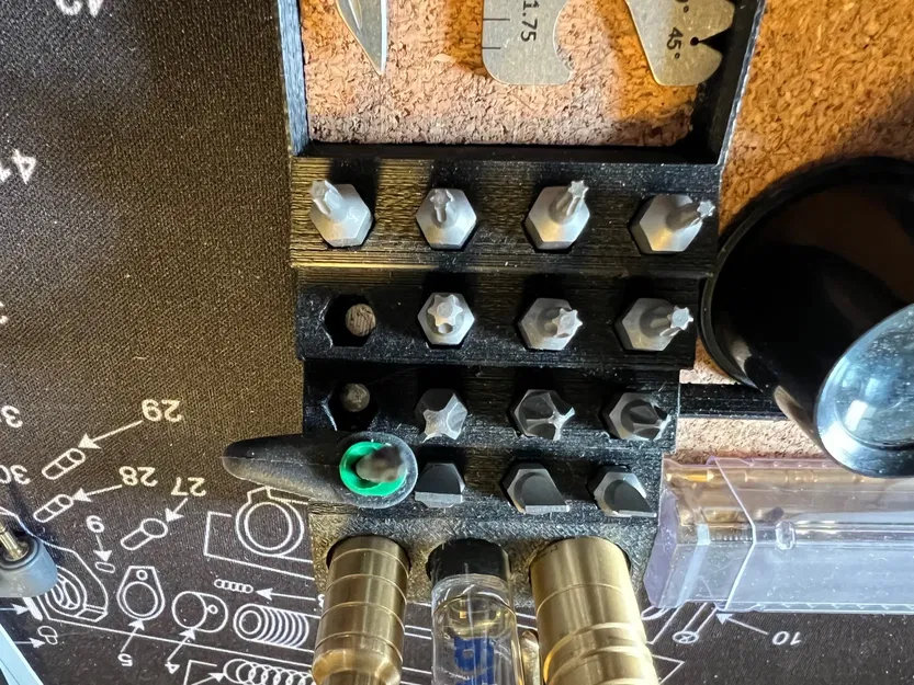 Khay để đồ và giá đỡ bit cho dụng cụ sửa chữa - Image 2