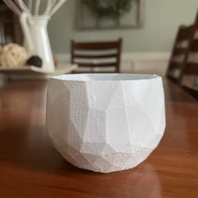 Chậu cây xương rồng nhỏ kiểu low poly 7cm